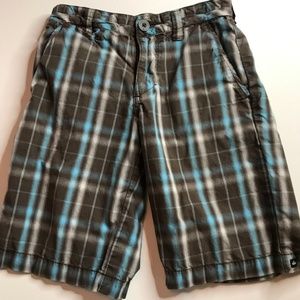 Quicksilver Boy's Plaid Shorts-Small (24)